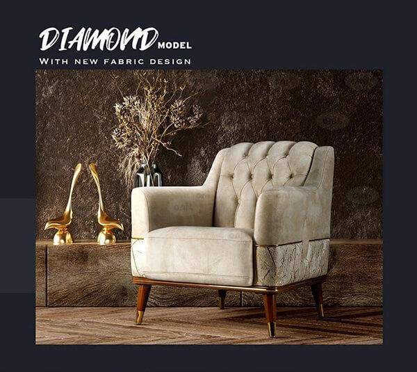 مبل هشت نفره دیاموند